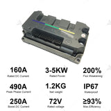 VOTOL SV200 72V Peak 490A CAN BUS One LIN Programmable Controller for E-Scooter E-Motorcycle