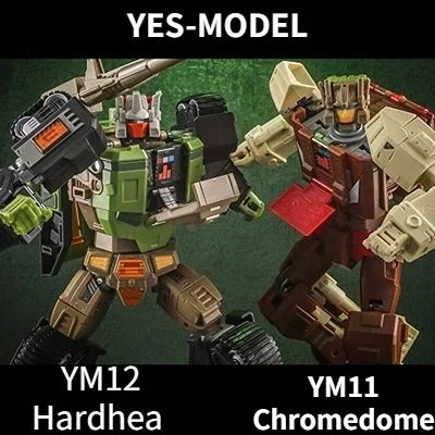 Transformation YES-MODEL YM11 Chromedome YM12  Hardhead Defensor 5 In 1 Combiners Action Figure Toy Movie Model KO Car Robot