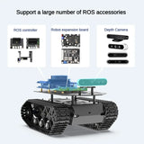 RC Tank 10KG Load Strong Shock Absorption Tank Chassis with Encoder Motor Suspension All Metal Robot Kit Programmable Robot Car