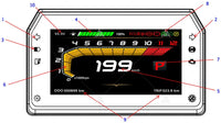 Display TFT Screen T15 with CAN-BUS Communication Speedometer for Electric Scooter Optional Instrument Display