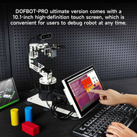 DOFBOT PRO 6DOF Robotic Arm ROS Python Programming Learning Kit with 3D Deep Point Cloud Recognition Gripping for Jetson Orin