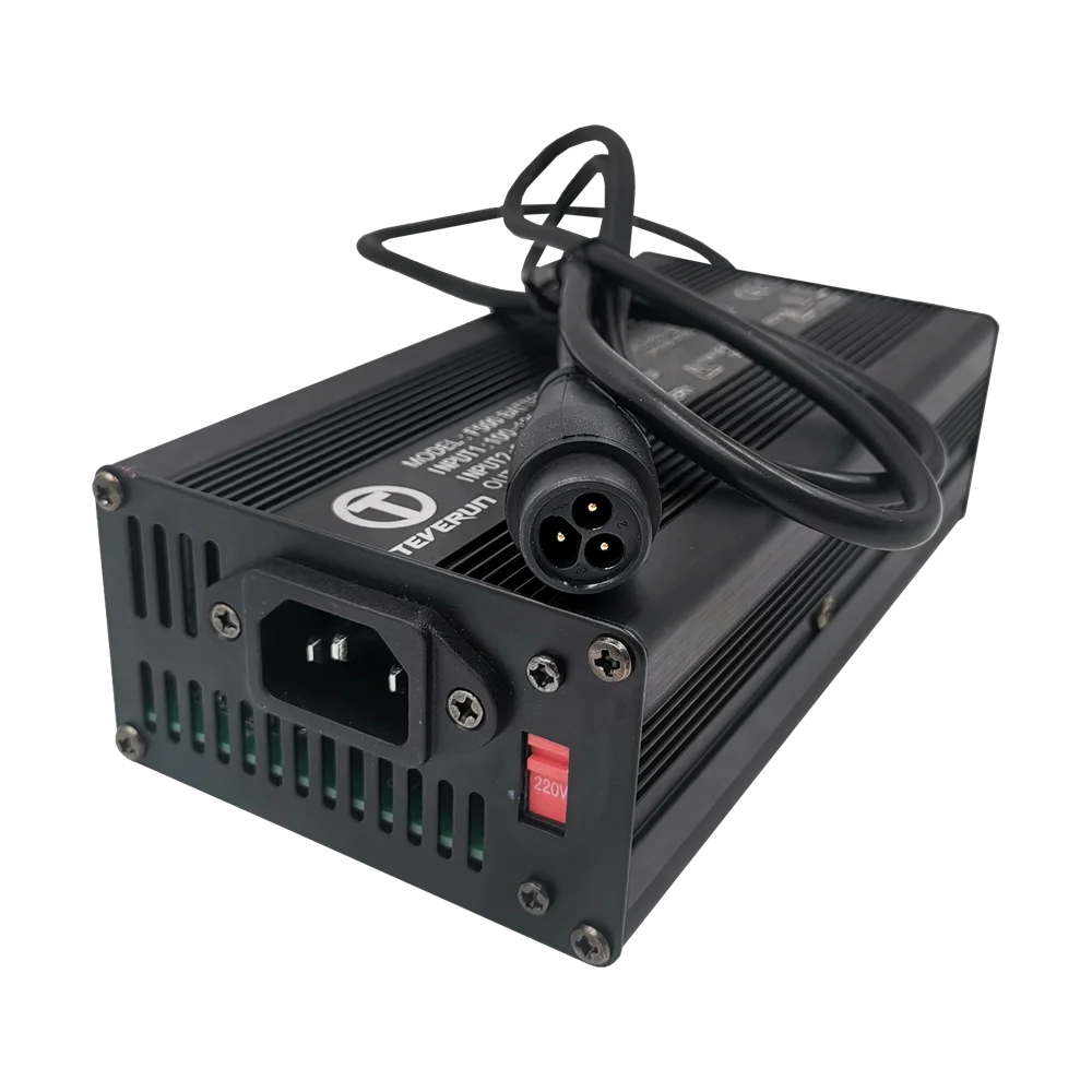 Original TEVERUN Fighter Plus 84V 5A Fast Charger 3-Pin Suit For Supreme 72V 5A Cannon head Fast Charger E-Scooter Parts