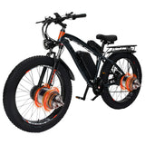 GUANI GN88 Electric Bike 4.0*26 Inch Fat Tire Cross Country Bike Dual Motor With 48V 2000W Brushless Motor Waterproof Adult Bike