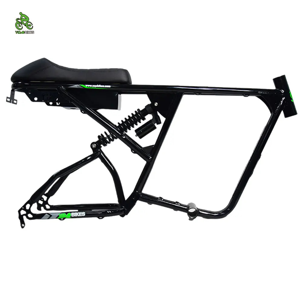 Adult Electric Bike Frameset 190mm Dropout 20*4.0 Super 73 RX Frame Full Suspension Adult Electric Bicycle ebike Frameset