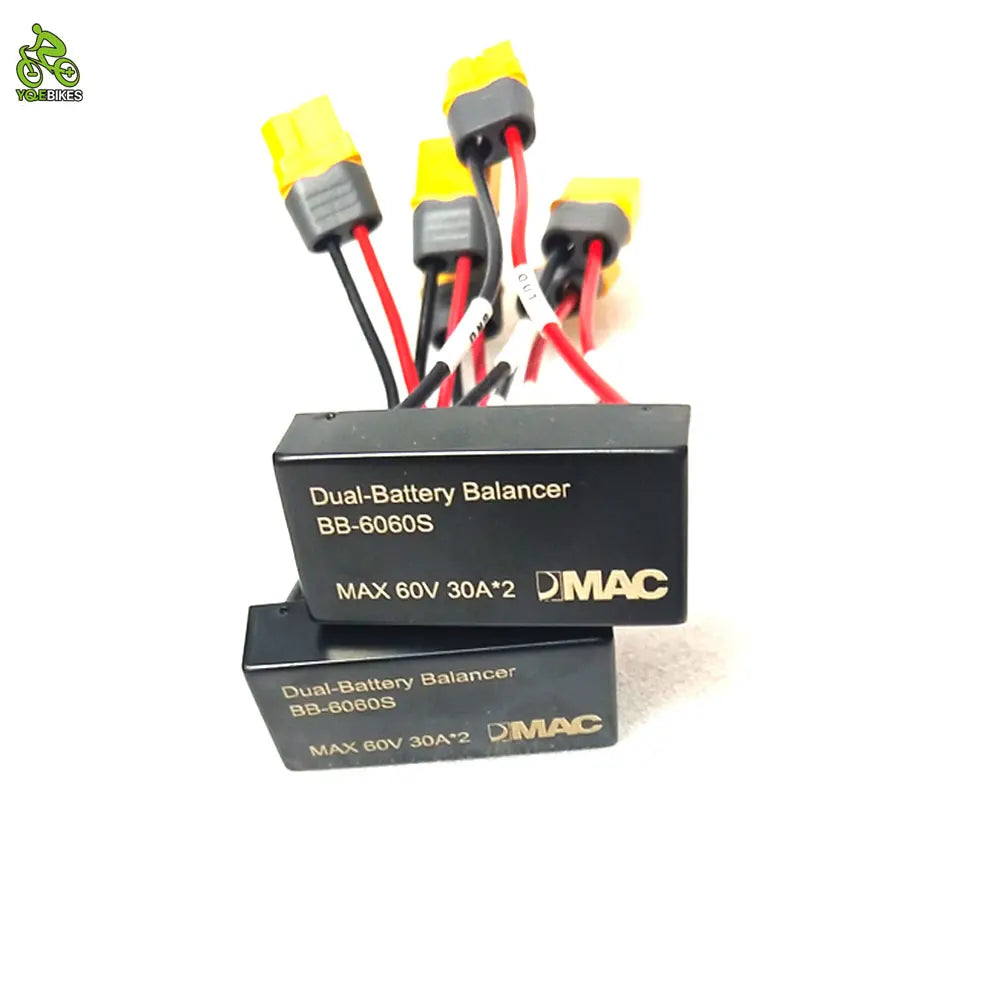 YQEBIKES MAX 72V 20Ah*2 Electric Bike Bicycle Dual Battery Balancer Bike Double Battery Connection Adapter XT60 Switcher
