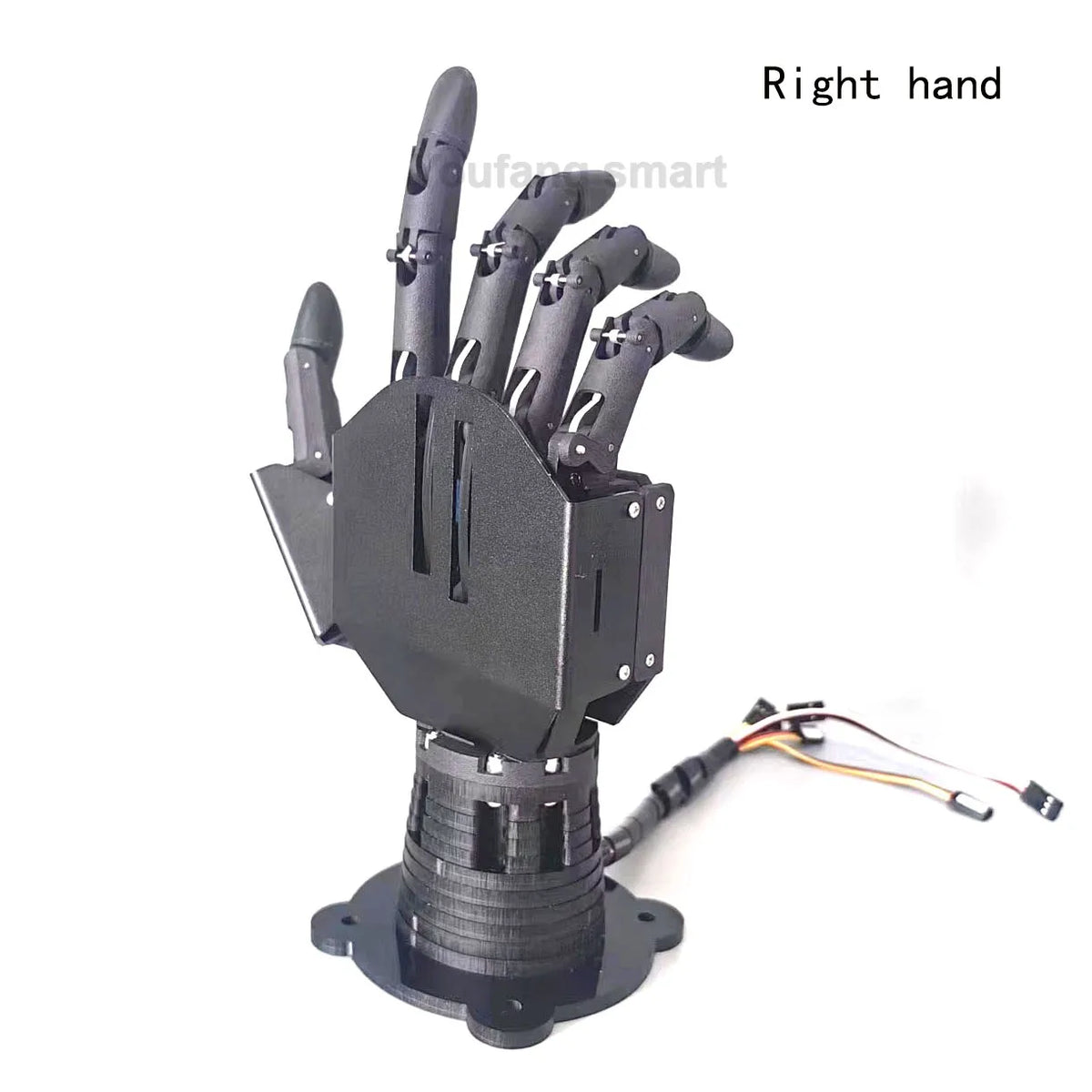 6 Dof Robotic Hand Big Bionic Palm 5 Fingers Left/Right Hand for Arduino For Raspberry Pi Robot Programmable Scientific Project