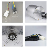 Electric Scooter Motor Kit Electric Go Kart Kit 2000W 3000W 48V-72V Electric Motor for Skateboard Ebike Motor Controller 50A