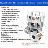 STM32 Ballbot Ball Balance Robot Supports Secondary Development App Parameter Adjustment And Wheel Group Module Programmable Kit