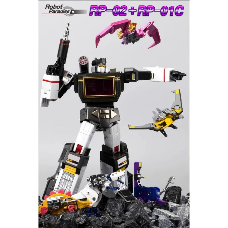 FansToys Robot Parade FT RP-02 Acoustic Blaster RP-01C Magnetic Tape Black Recorder Bird Sword Dragon Bat Spirit Deformation Toy
