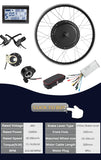 Hub Motor 48V 1500W Electric Bicycle Kit Rear Wheel Motor E-bike Conversion Kits Electric Bike Motor with LCD3 KT Controller