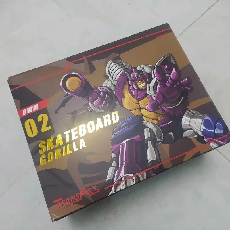 IN STOCK TransArt Toys TA BWM-02 BWM02 2.0 Version Fine Coating Skateboard Gorilla OP COMMANDER Robot Action Figures Toys Gift