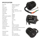 QSMOTOR QS138 90H 4000W 7500W 72V Mid Drive Motor IPM PMSM 100KPH for Electric Motorcycle ATV