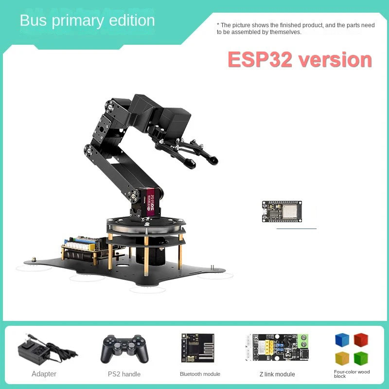 6 DOF Robotic Arm with Metal Claw MG996R 180 Degree Rotating Base for STM32/For Arduino Robot DIY Kit Programmable Robot Arm