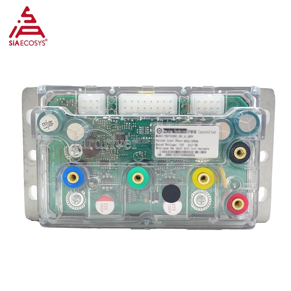 Nanjing Yuanqu 80A/260A Fardriver Controller ND72260-X80  QS MOTOR Controller Transparent Casing for Ebike Electric Motorcycle