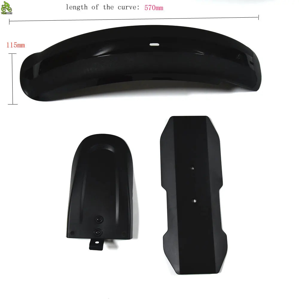20 inch Super Fatbike 73 RX s2 MTB Bikes Cycling Bicycle Fenders 3 pcs Bicycle Mudguard Fat ebike Fender Front Rear Mud Guard