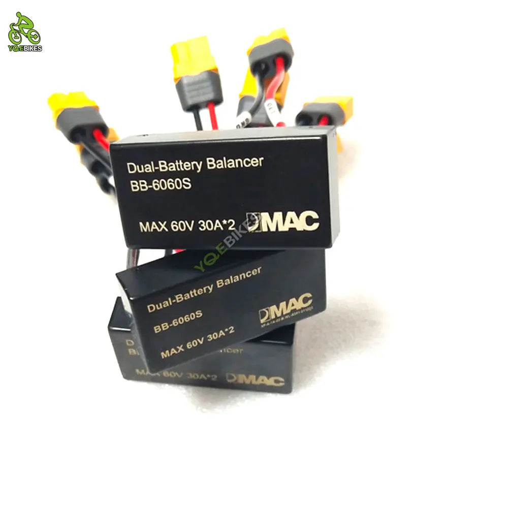 YQEBIKES MAX 72V 20Ah*2 Electric Bike Bicycle Dual Battery Balancer Bike Double Battery Connection Adapter XT60 Switcher