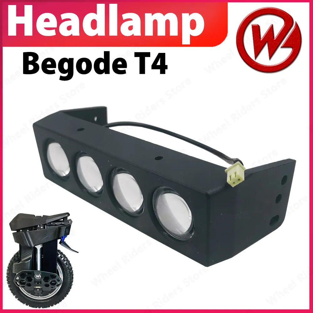 Original Gotway Begode T4 Headlight Assmebly BGD T4 Front Light Headlight Part Official Begode Accessories