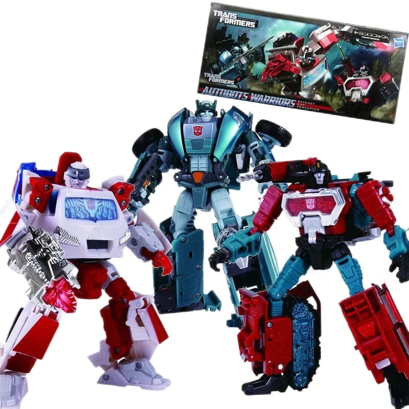 In Stock Transformers Studio Series Toy Robot TAKARA TOMY Classic D-Class Perceptor Ambulance Cup 3-person Set Gift Collection
