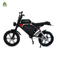 YQEBIKES Black 20inch Fat Tire 1000W 20Ah Electric Bicycle 48v ebike Battery Racing Full Suspension Snow Mountain Bike