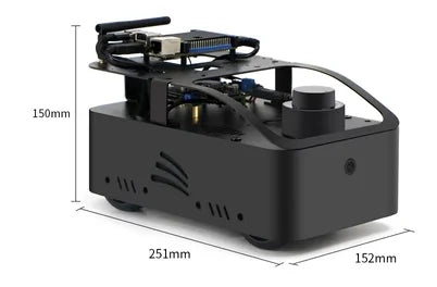 2023 Cheapest ROS Robot LubanCat Rk3566 with Mecanum Wheel Car Lidar Map Building Navigation Compatible With Raspberry Pi
