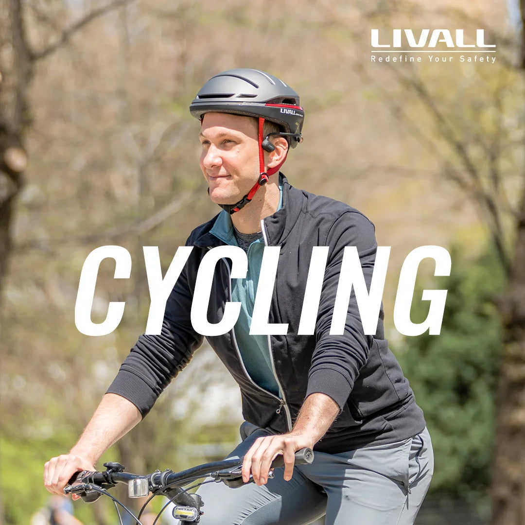 LIVALL  Open Ear LTS21 Bluetooth Earbuds Headphones Safer  Attachable to Bike Helmet Wireless TWS Earphones headset