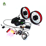 YQEBIKES 20*4.0inch DIY Bicycle Part  Power 3000W Ebike 73 RX S2 Accessories Dual Motor Other ebike Conversion Kit for Assembly