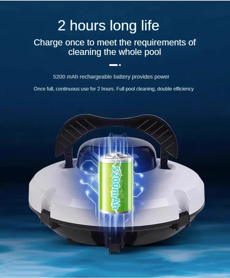 Swimming Pool Fish Pool Bottom Suction Machine Cleaning Robot Underwater Pool Bottom Vacuum Cleaner Home Appliance 로봇청소기