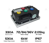 Free-shipping Far driver Motorcycle Controller ND72530/ND84530/ND96530 530A current for 6000W BLDC high power motor