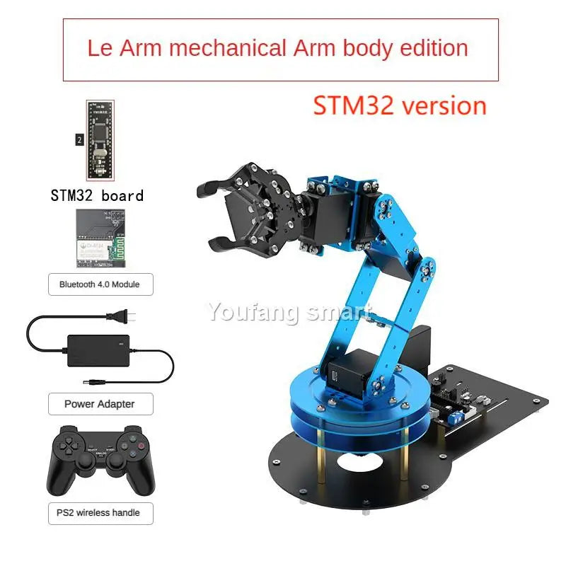 NANO/STM32 6 DOF Robot Metal Alloy Mechanical Arm for Arduino Robot DIY Kit to Ps2/Somatosensory Gloves Programmable Robot Arm