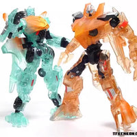 In Stock Transformers 2007 Movie Japan C3 Limited Transparent Meteorite Optimus Prime Red Spider Transformer Robot Toy Gift