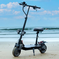 2023 New Updated 2400W Dual Engines Electric Scooter with 10inch Off Road Tire E Bike