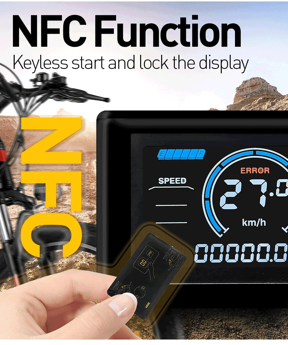 48V/52V 2000W Electric Bike Conversion Kit - Brushless Gearless Hub Motor (Front / Rear) with MTX39 Rim & 40A Controller