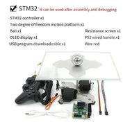 Arduino STM32 Open Source Cricket Control Rolling Ball System BallPlate Balance Ball PID Robot Competition