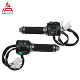 New QSMOTOR QS138 90H V3 with 1:2.35 gear box Rated 4KW 7200rpm Mid Drive Motor Kits with EM200-2SP Controller 200A 600A