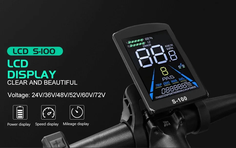 48V/52V 2000W Electric Bike Conversion Kit - Brushless Gearless Hub Motor (Front / Rear) with MTX39 Rim & 40A Controller