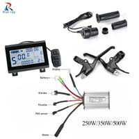 KT Brushless Controller 350W Speed Controller 250W 350W 500W  For E-bike Motor LCD3 LED Display Waterproof  24V/36V/48V