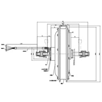 Electric Bicycle Conversion 48V 1000W Brushless Direct Drive Hub Motor E-bike Motor Rear Wheel Drive MXUS XF39 XF40 30H Freehub