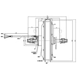 Electric Bicycle Conversion 48V 1000W Brushless Direct Drive Hub Motor E-bike Motor Rear Wheel Drive MXUS XF39 XF40 30H Freehub