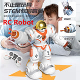 2023 New Intelligence Robots , Walk, Singing, Dance, Launch Bullet, RC Robot Toys For Boy Birthday Gift