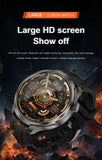 Gaines DK69 Smart Watch 1.85inch Large Screen Bluetooth Calling Health Monitoring AI Voice Compass Men Women Outdoor Sports Smart