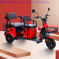 650W 72V  Electric Tricycle Llithium Battery  Highest Power 500W  Ebike for Aldult