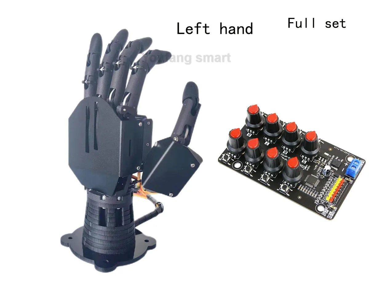 Bionic Hand Using Arduino 6 Dof Robotic Hand Big Bionic Palm 5 Fingers Left/Right Hand for Ardui ...