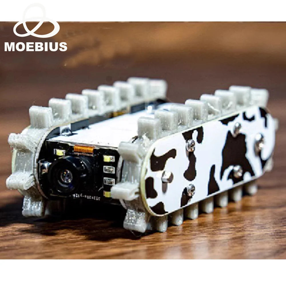 Mini APP Control Robot Car Pipeline Detection with Camera WiFi Fpv Image Transmission Mobile Phone Control Video Car Esp32