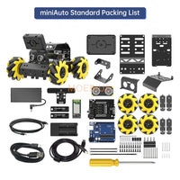 Arduino Smart Car Miniauto Omnidirectional Microphone Wheel AI Visual Recognition Tracking UNO Programming Robot
