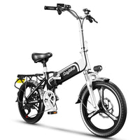 ZHENGBU X6  Electric Bicycle 500W 48V10ah Graphene Lithium Battery 20 Inch Foldable Electric Bike High Quality Aluminum Alloy Pedal Ebike