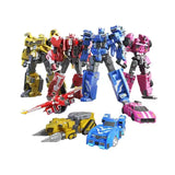 4pcs/set Mini Force Transformation Robot Toys Action Figures MiniForce X Simulation Car Airplane Deformation Mini Agent Toy