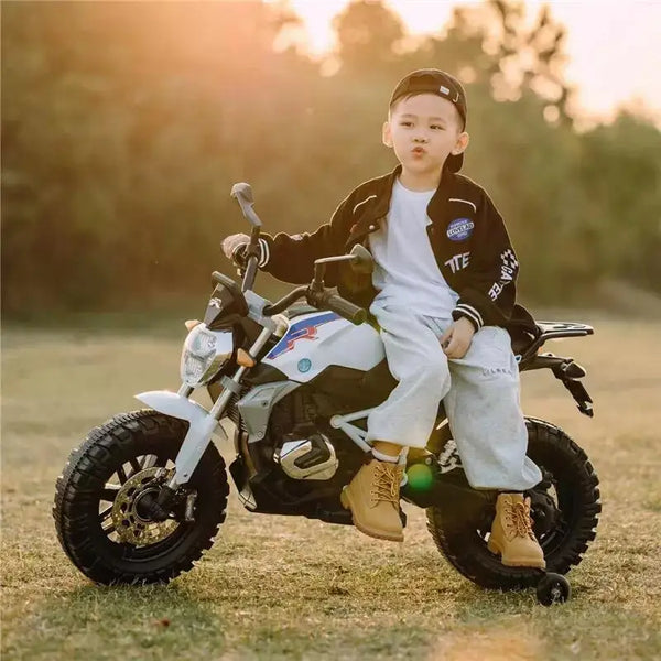 Children's electric motorcycle toy car, boys and girls, baby, rechargeable off-road vehicle, 3-13 years old, super large