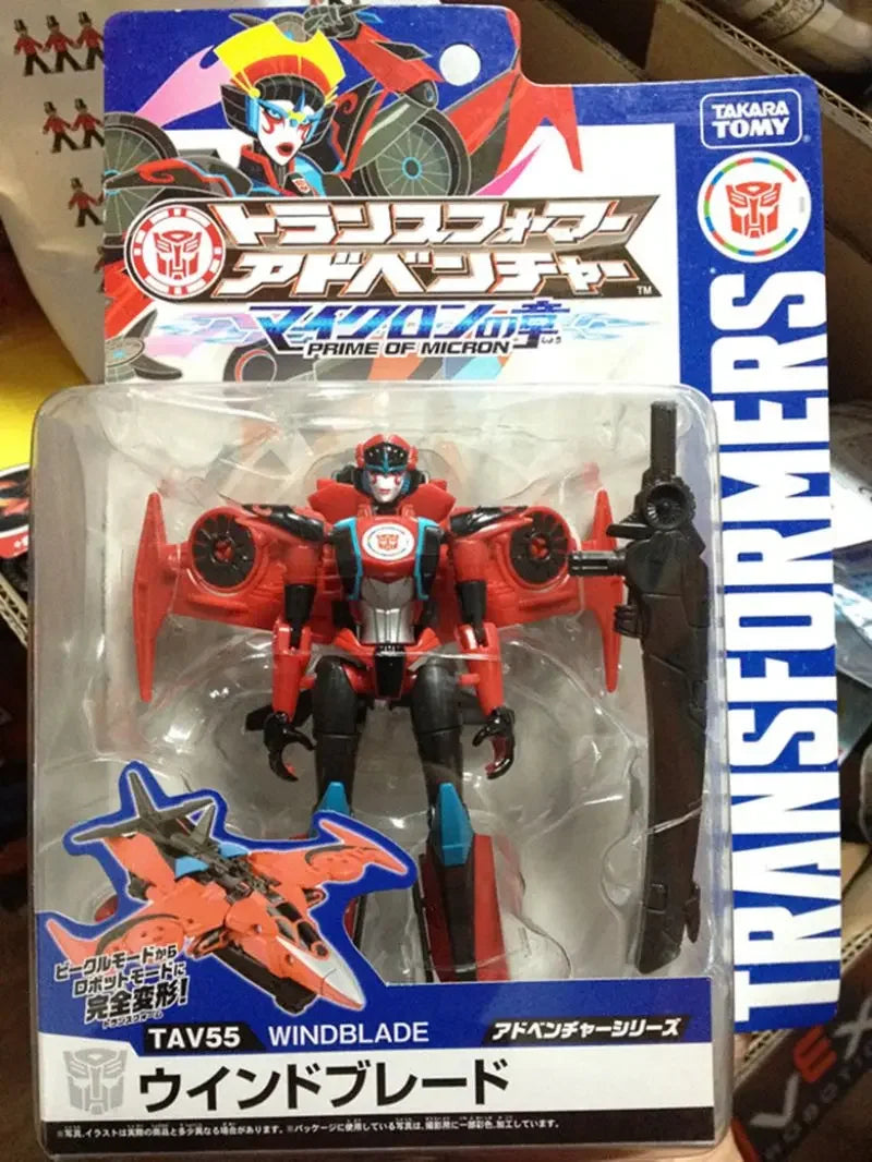 In Stock Original Takara Tomy Transformers Robots in Disguise TAV55 Windblade Anime Figure Action Figures Model Toys Gift