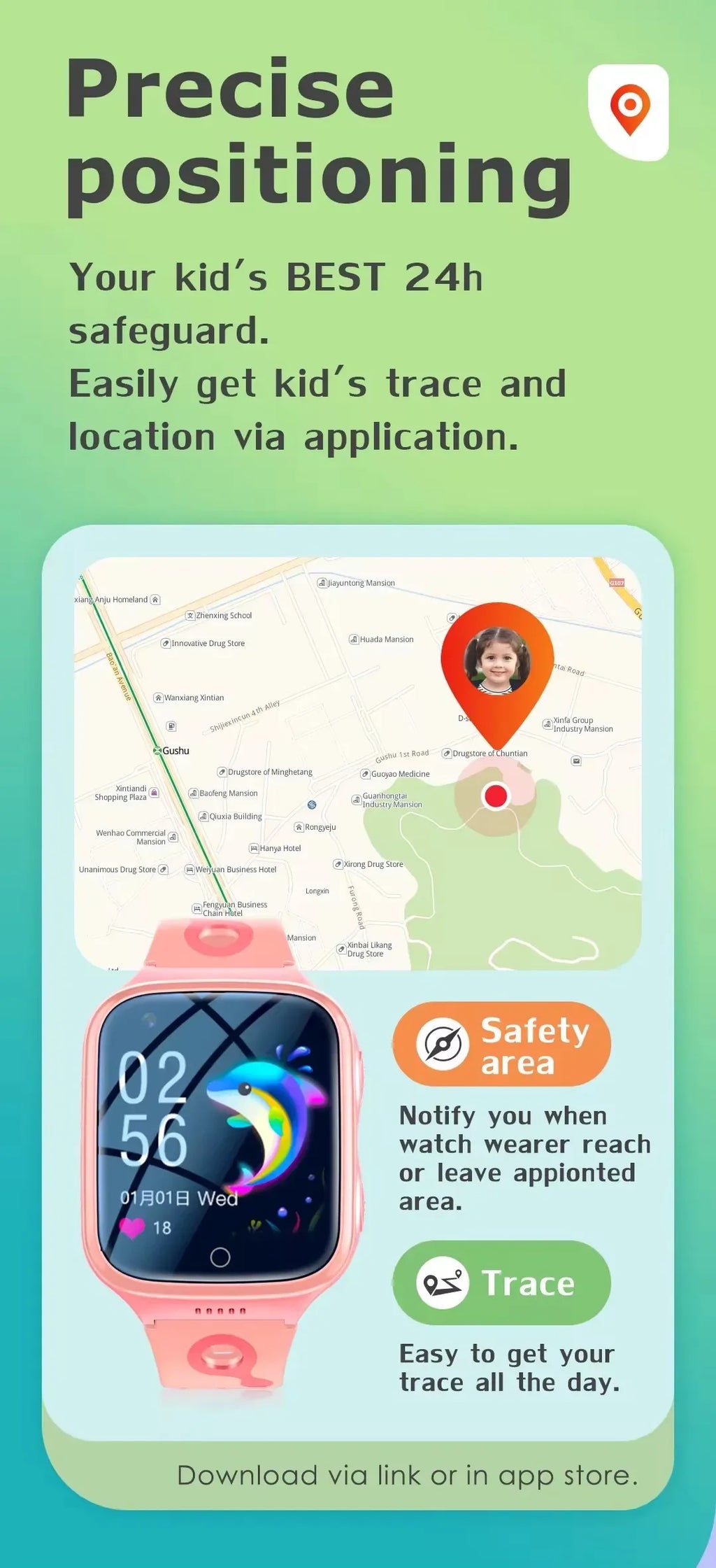 Gaines Smart Watch K9H For Kid 4G SiM Card Kid Smartwatch SOS GPS WiFi Location Video Call Watch Children Boy Student Girl Smart