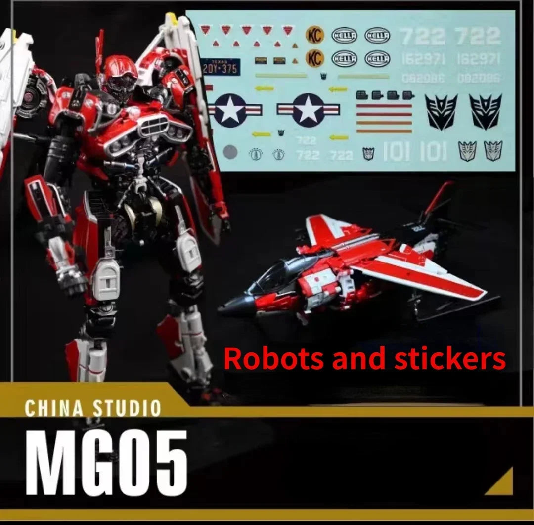 New Arrival MG G05 Red Fantasy Three-Transformation MG05 Warrior Robot Toy METAGATE-G05 MG G-05